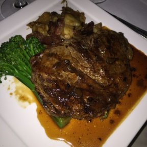 Gluten-free steak from Cafe Carlyle